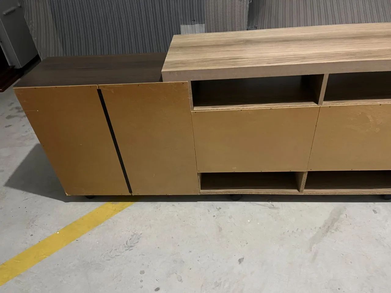 ? VENDE-SE MÓVEIS DE SALA - PAINEL + 2 RACKS + MESA DE CENTRO - Foto 4