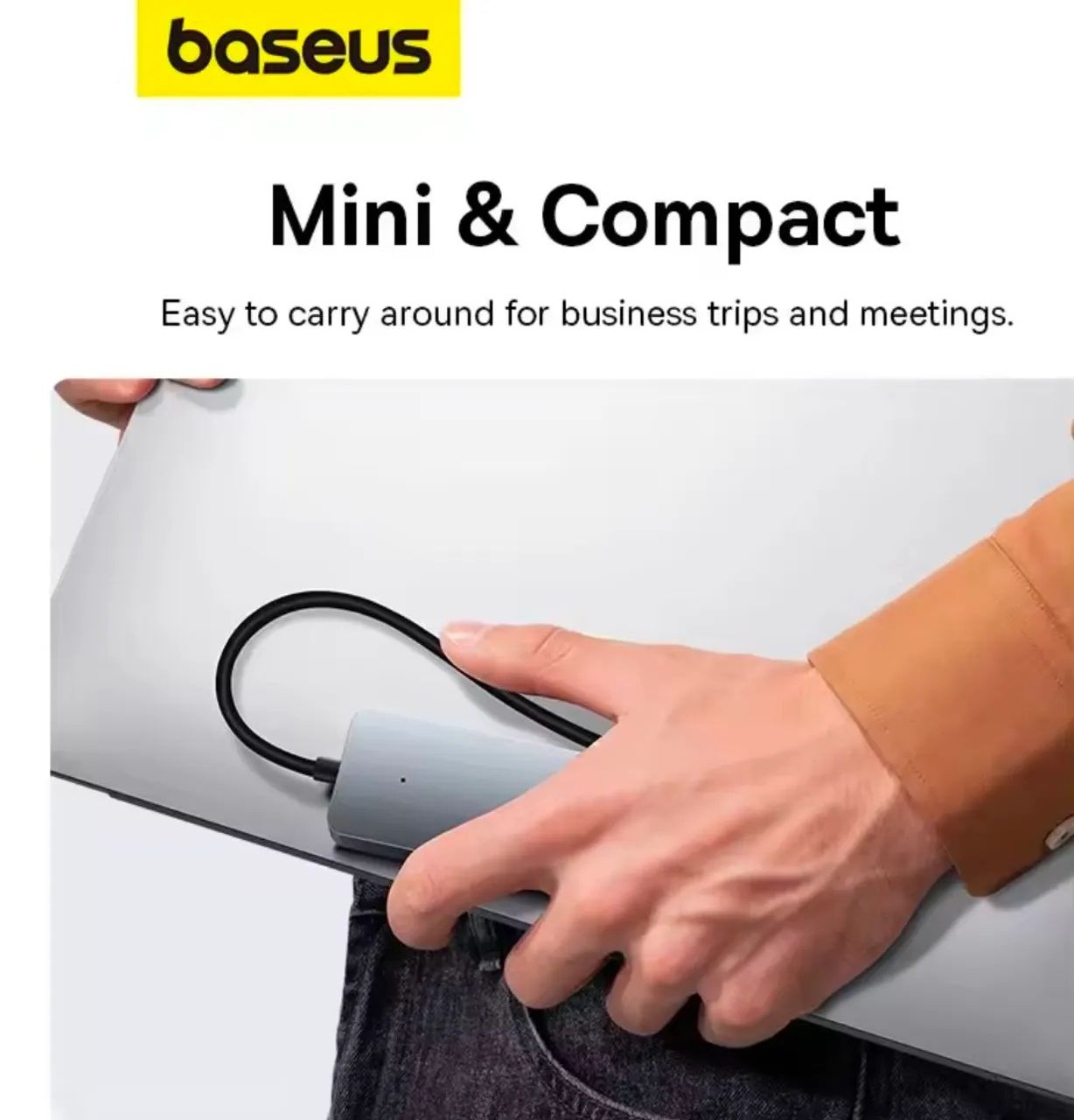 Hub Baseus 4 Portas USB 3.0 - Foto 2