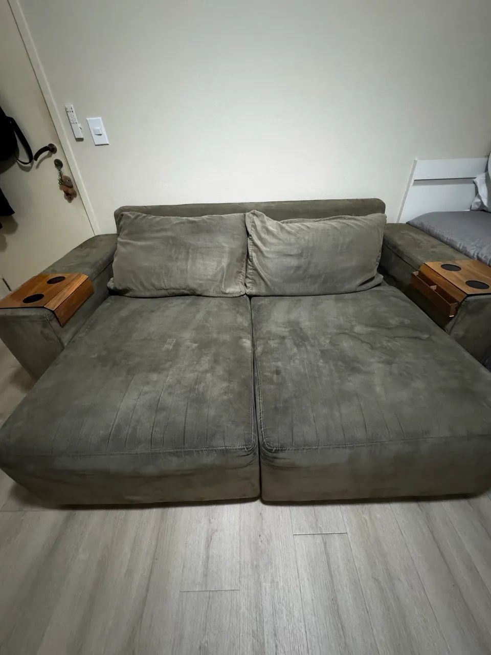 Sofá Retrátil - Bom estado - Foto 5