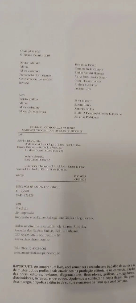 Onde já se viu? - Tatiana Belinky - Foto 3