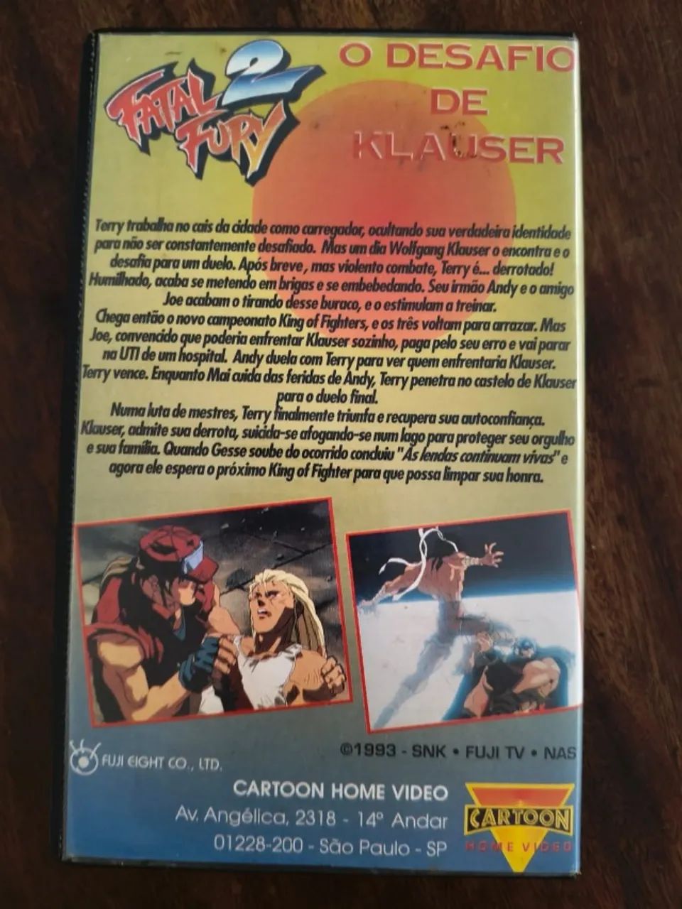 Fatal Fury 2: O desafio de Krauser VHS - Foto 2
