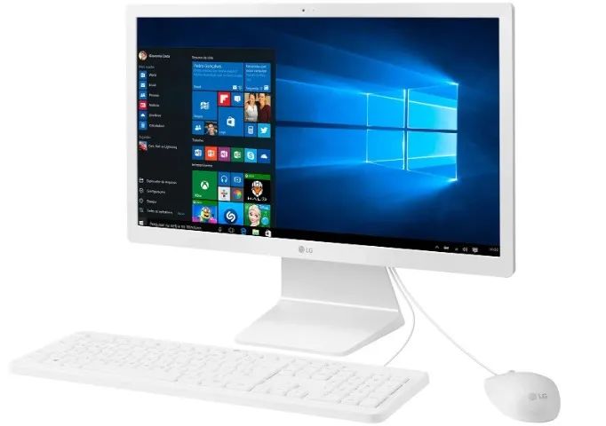 Computador All-in-One LG 22 com SSD 480GB, Teclado, Mouse e Caixa - Foto 2