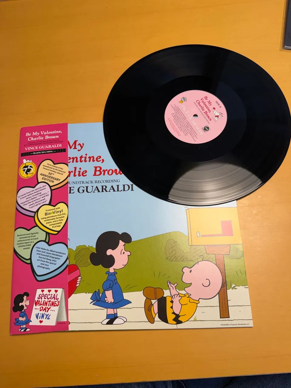 VINIL BE MY VALENTINE - CHARLIE BROWN