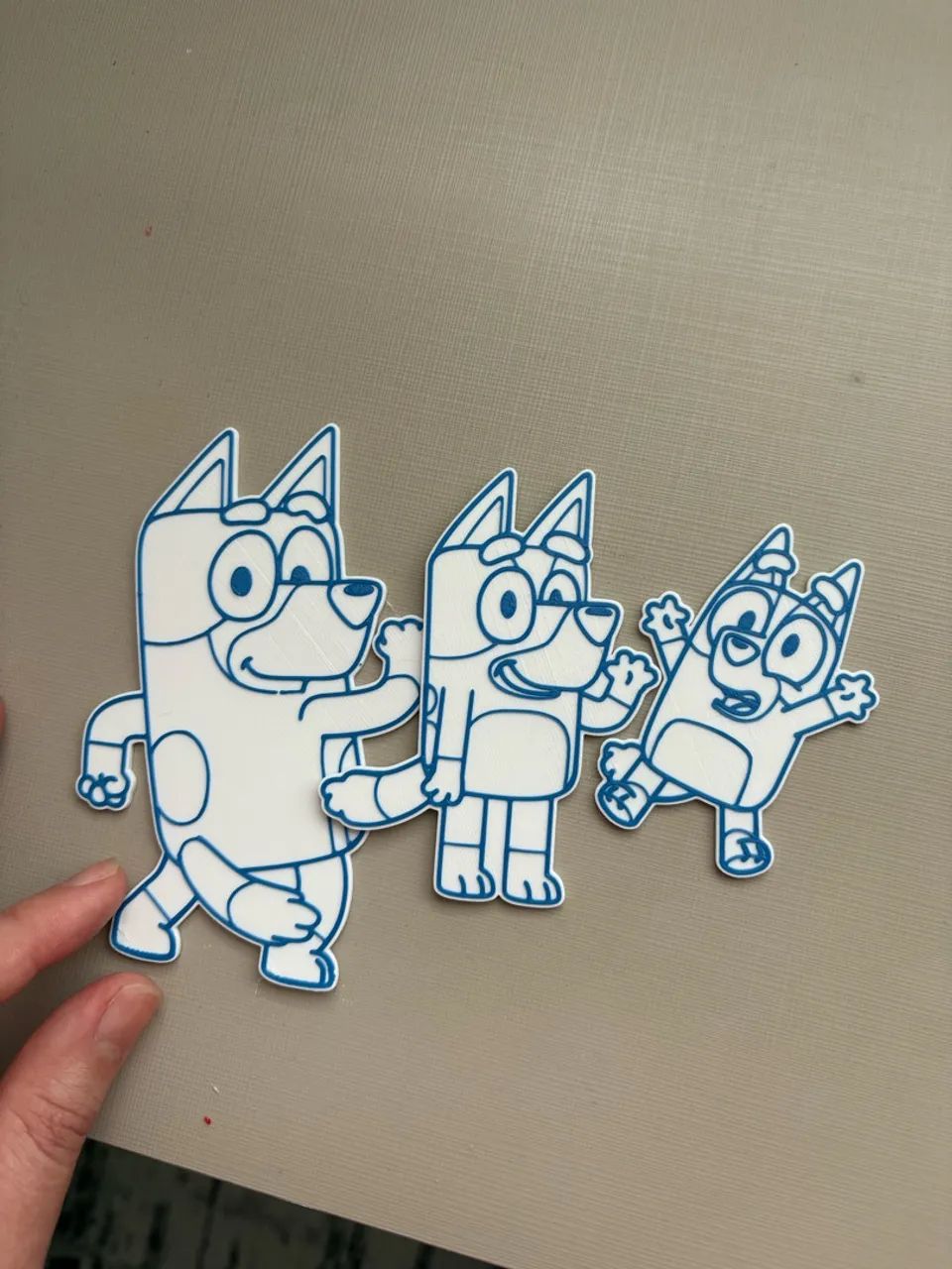 Plaquinhas de Colorir Bluey  - Foto 2
