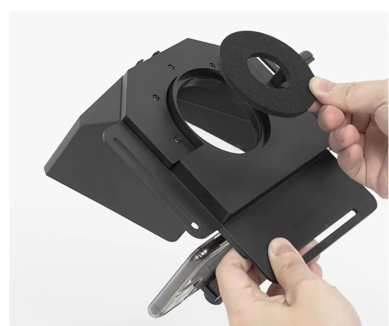 Teleprompter Pronstoor para celular e câmeras dslr. - Foto 4