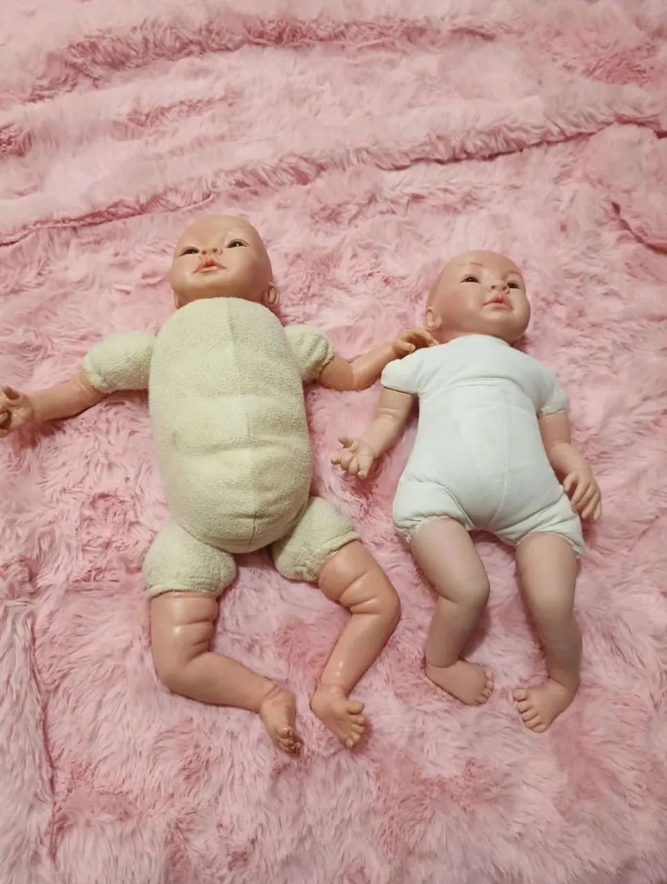 Lote de Gêmeas Sid-Nyl 45cm - bonecas bebê reborn  - Foto 4