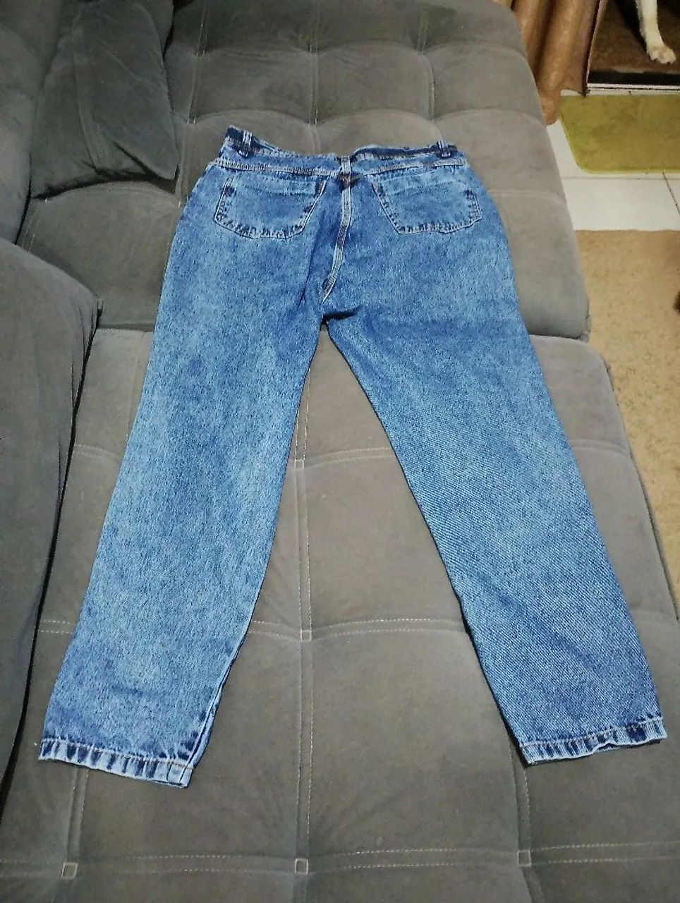 Calça MOM marmorizada 100% algodão  - Foto 2