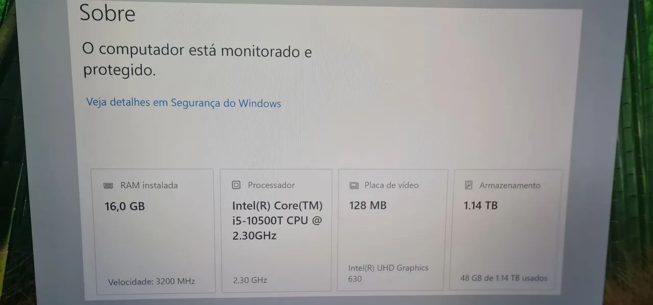 Computador mini tower lenovo 11dq 