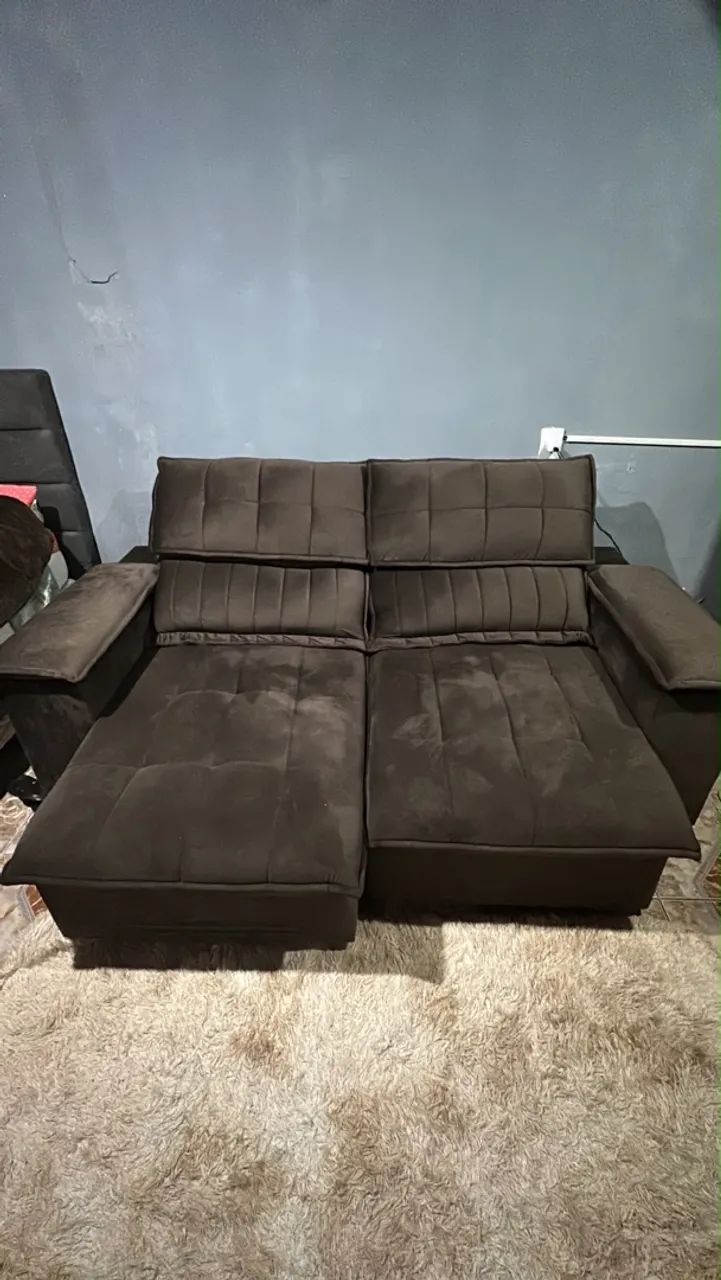 Sofa marrom  - Foto 4