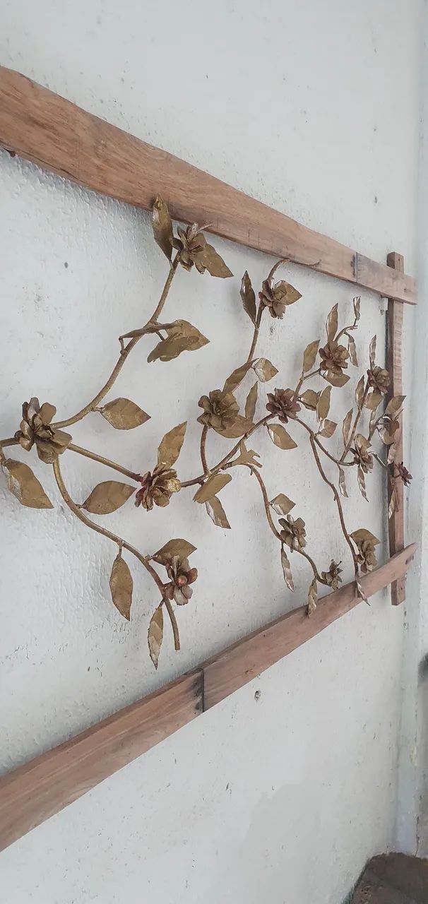 Quadro rustico com arabescos de ferro - Foto 4