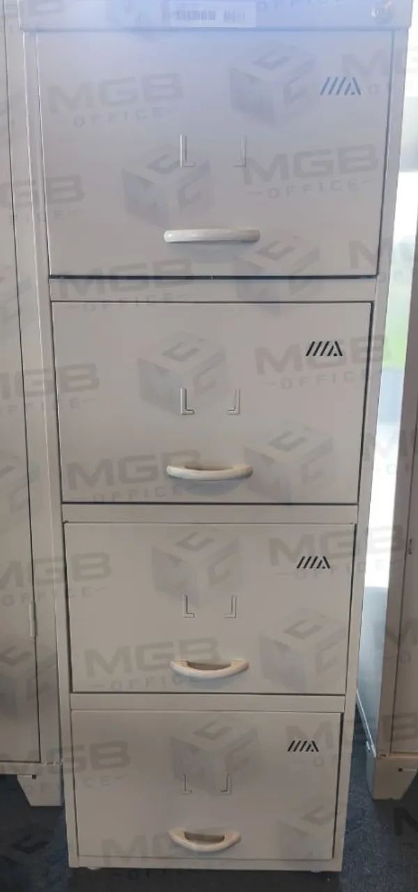 Arquivo de Aço com 4 Gavetas - 1,33x0,46x0,70cm - ENTREGAMOS DF E ENTORNO - Foto 2