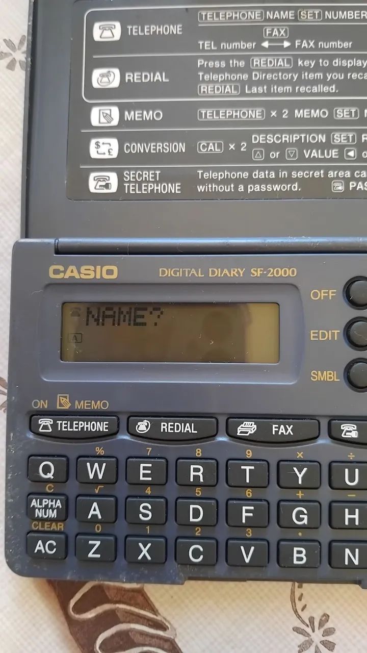 Agenda eletrônica Casio - Foto 3