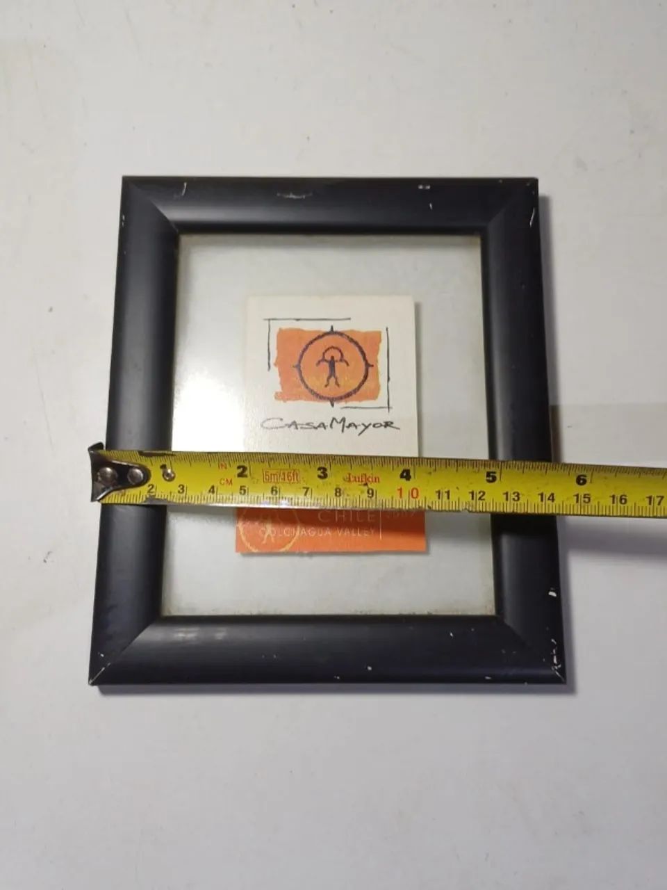 Quadro emoldurado com etiqueta de vinho chileno - item decorativo - Foto 2