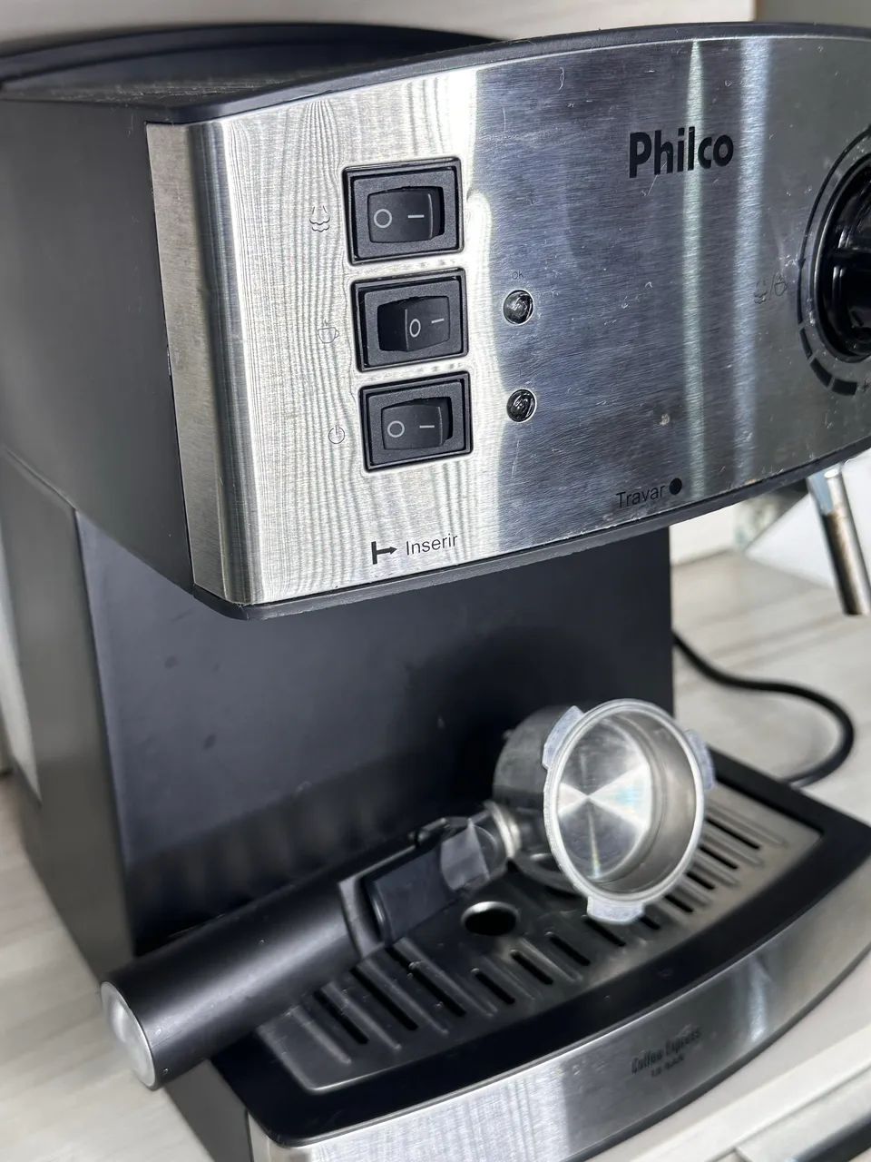 Cafeteira Philco Coffee Express 15 Bar Filtro + Moedor de Café Inox  - Foto 4