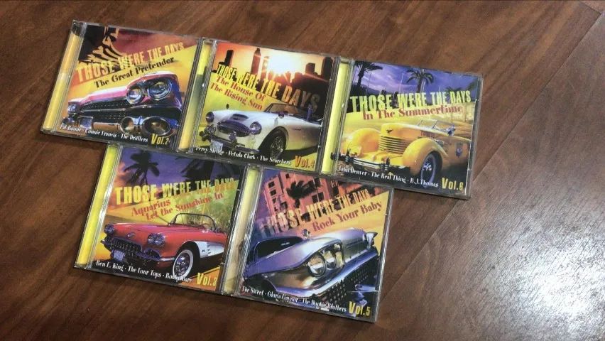 Coleçao de Cds Those were the days 5 discos Td  em Ótimo Estado!