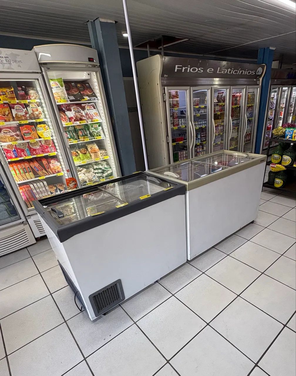 Freezer horizontal Gelopar 395Litros e 500Litros
