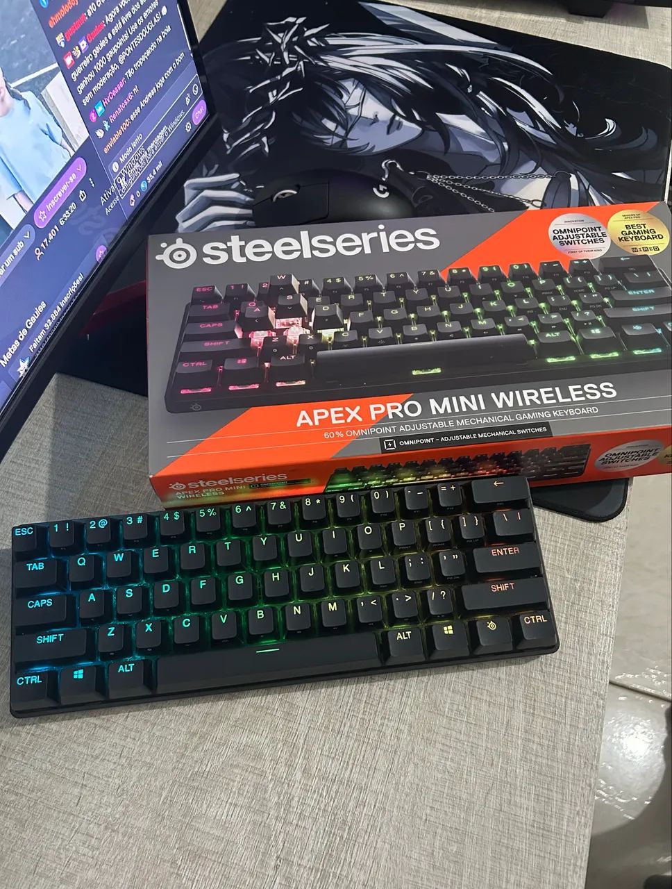 Teclado Apex pro mini wireless 