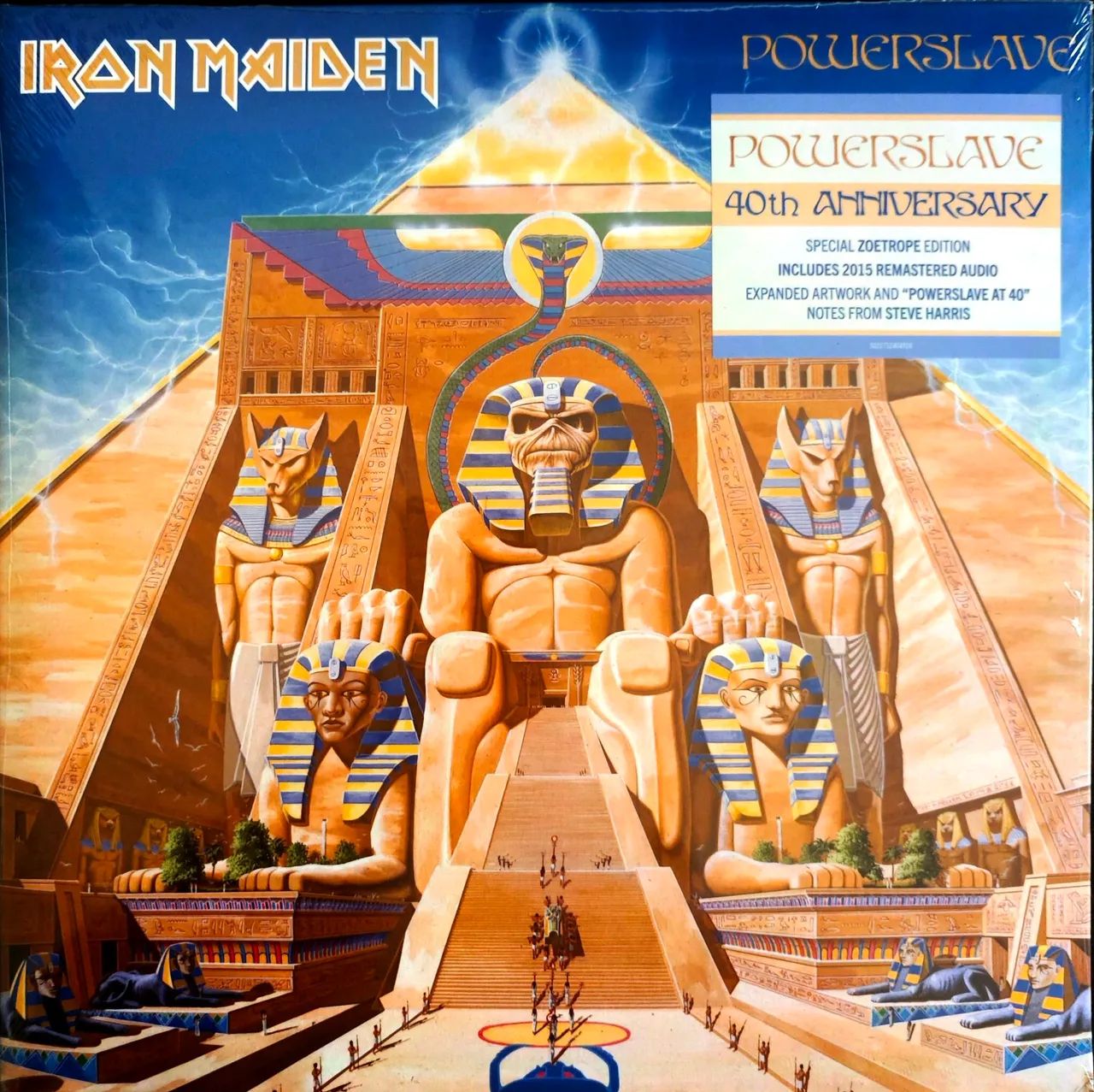 IRON MAIDEN LP Powerslave Zoetrope Edição Limitada 40Th