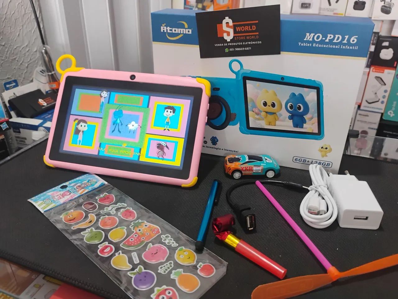 Tablet infantil 7 polegadas 