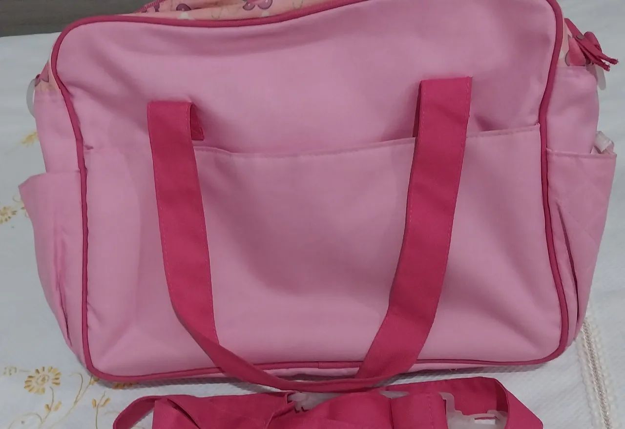 Bolsa Maternidade e Dia a Dia do Bebê Marca Tip Top Rosa  - Foto 2