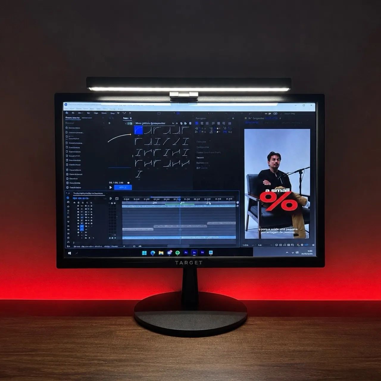 Monitor TGT 19 polegadas - Preto - Foto 2