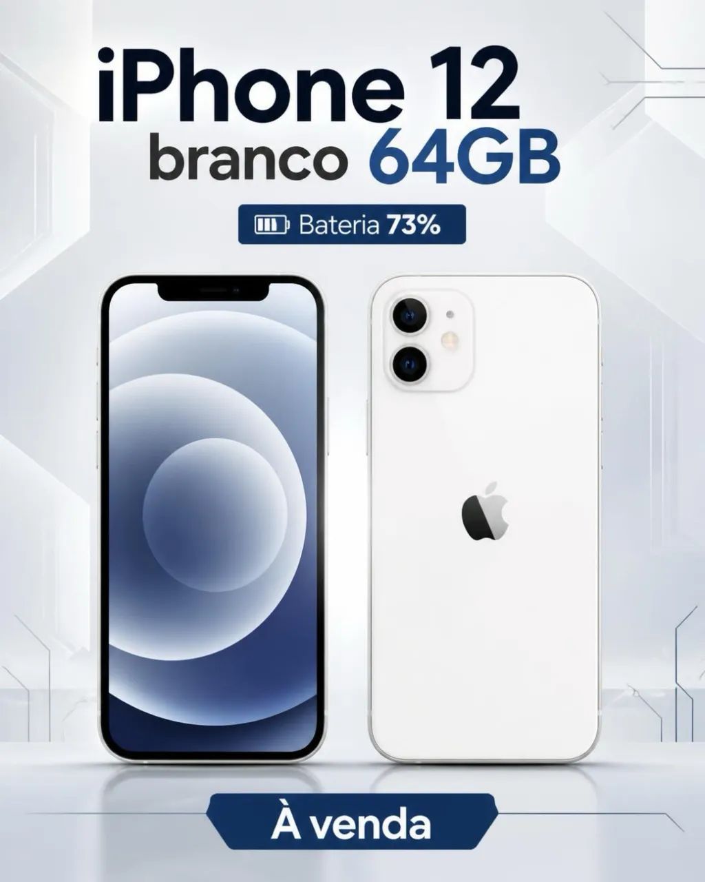 Iphone 12 64GB celular barato procedência 