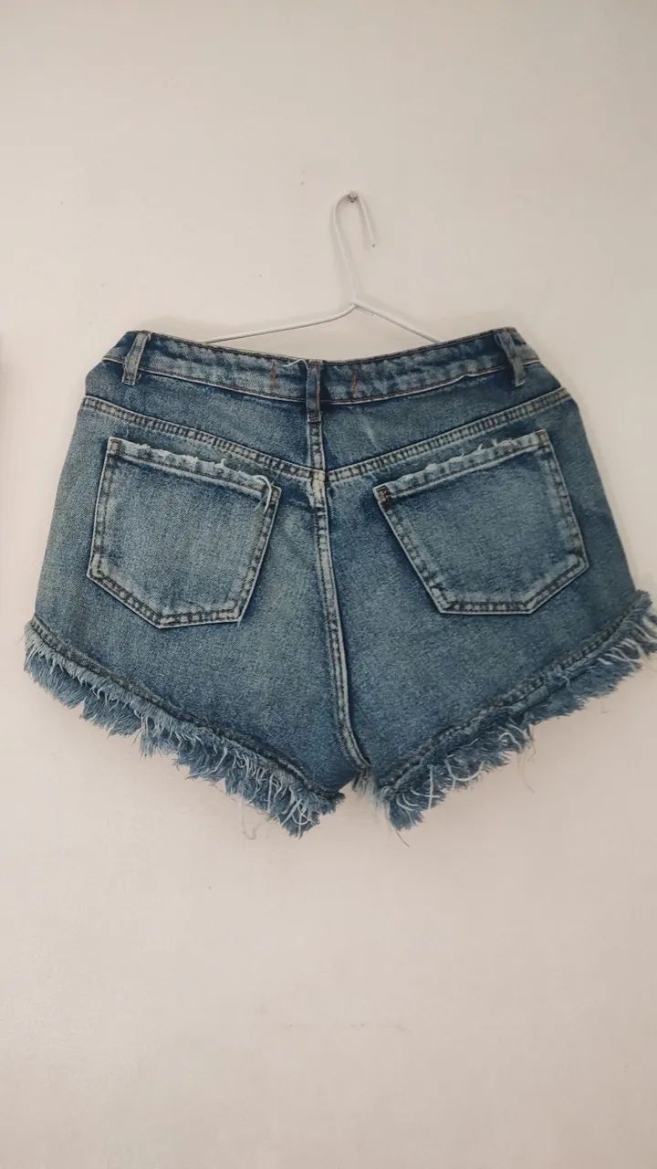 Bermuda jeans feminina 38 - Foto 2