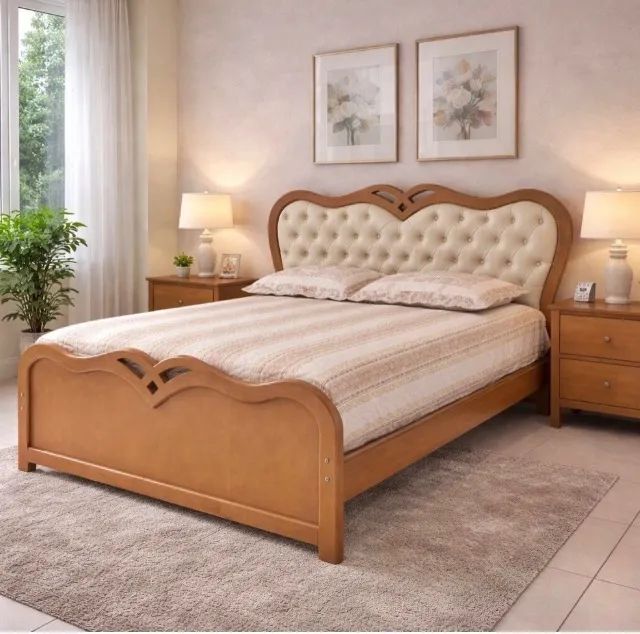 Cama em madeira não acompanha colchão 