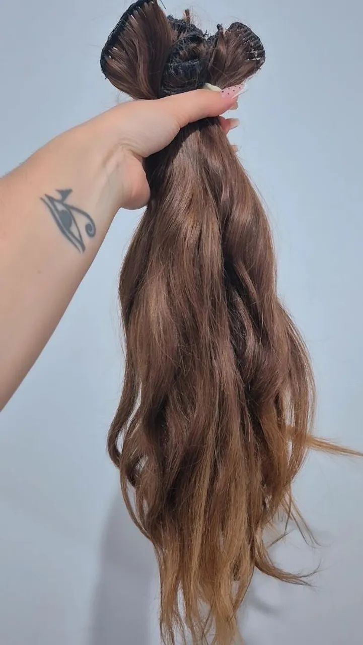 VENDO 4 TELAS CABELO HUMANO - Foto 2