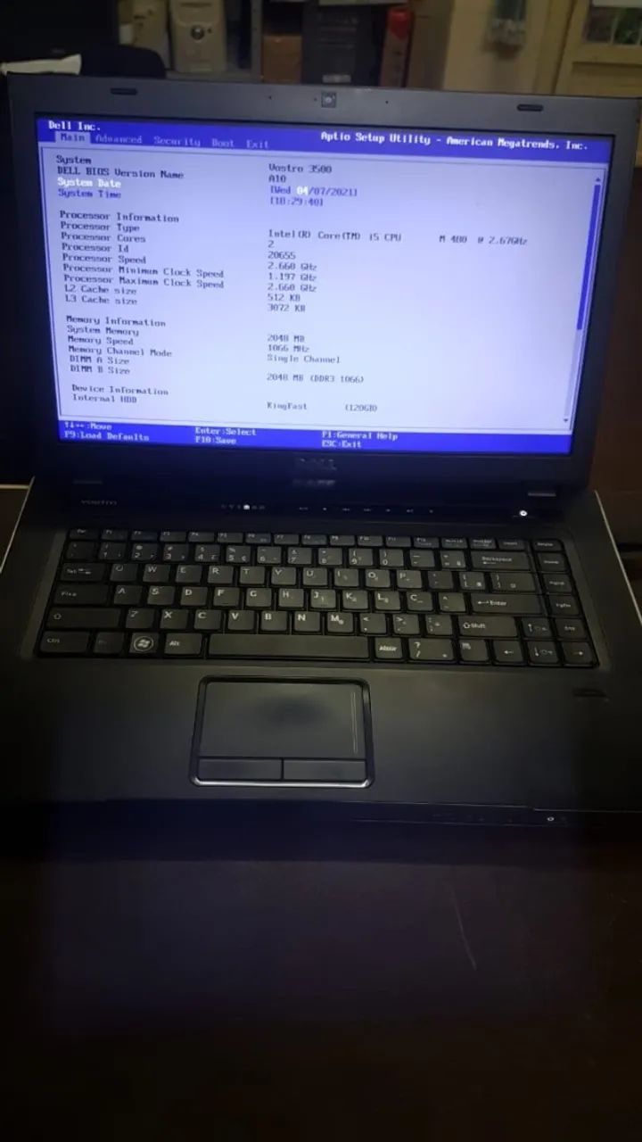 Notebook Dell-vostro 3500-Core i5-4gb RAM-ssd 120gb-Tela 15.6"-W10 - Foto 6