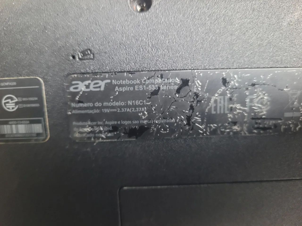 Carcaca pecas notebook Acer Aspire ES1-533 código N16C1 - Foto 4