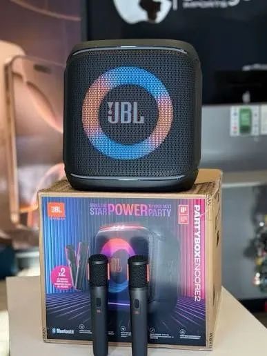 JBL Partybox Encore 2 Caixa de Som Com Microfone Original 