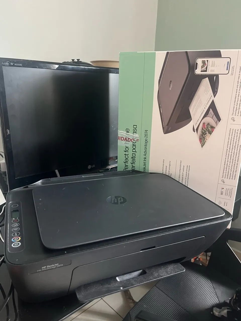 Impressora  HP DeskJet Ink Advantage 2874 - Foto 4