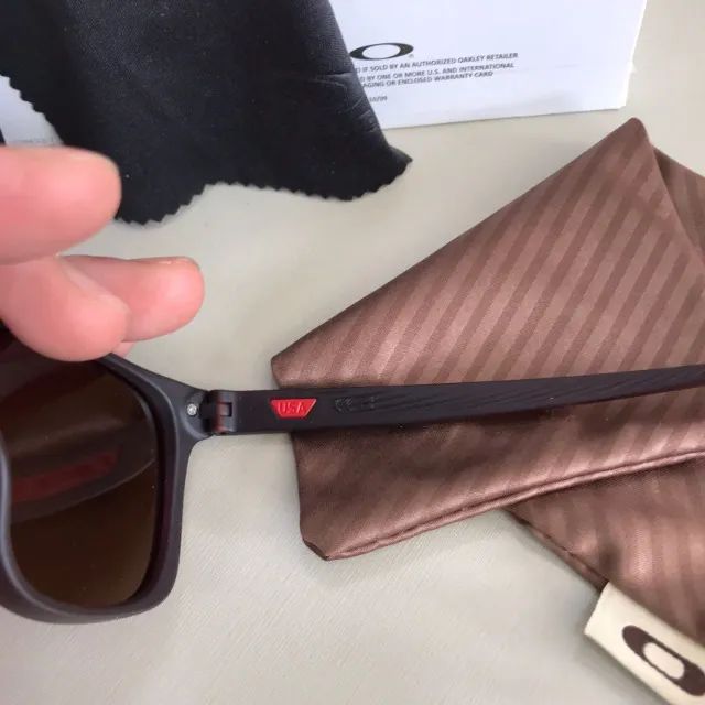 óculos de sol oakley ojector lentes marrom - Foto 3