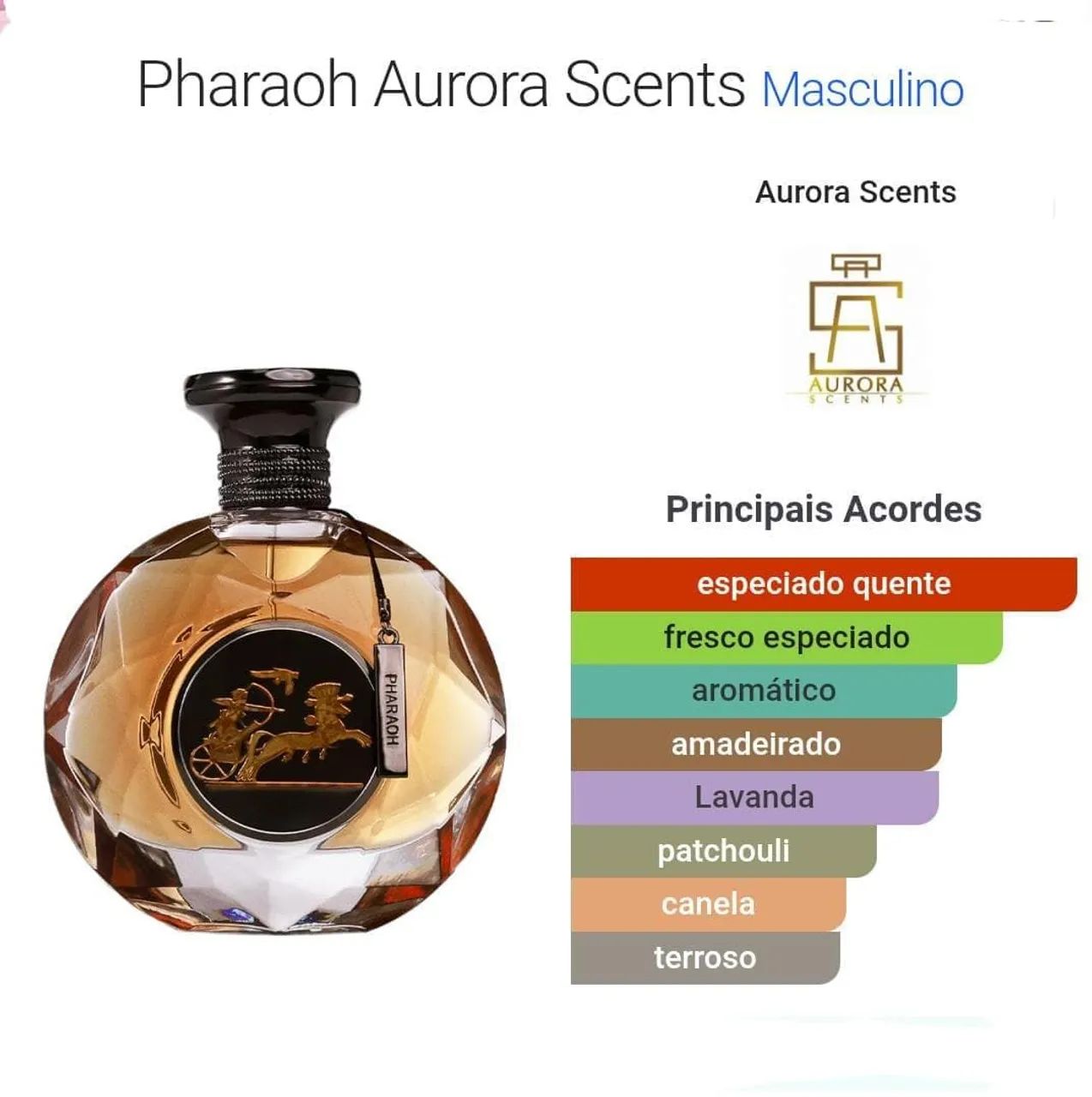 Pharaoh Aurora Scents - 100 % Original - lacrados  - Foto 3