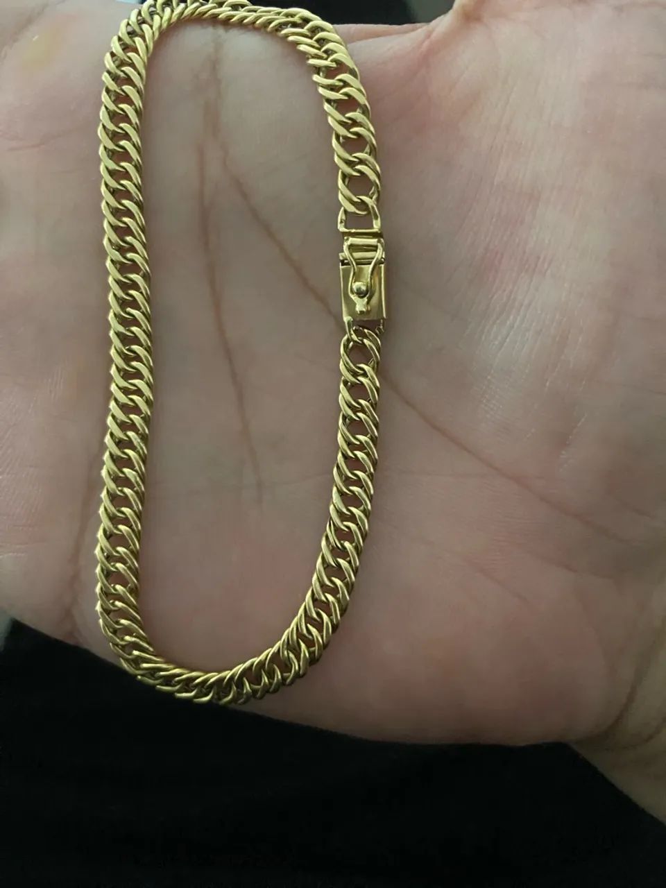 Pulseira ouro 18k - grumet dupla  - Foto 2