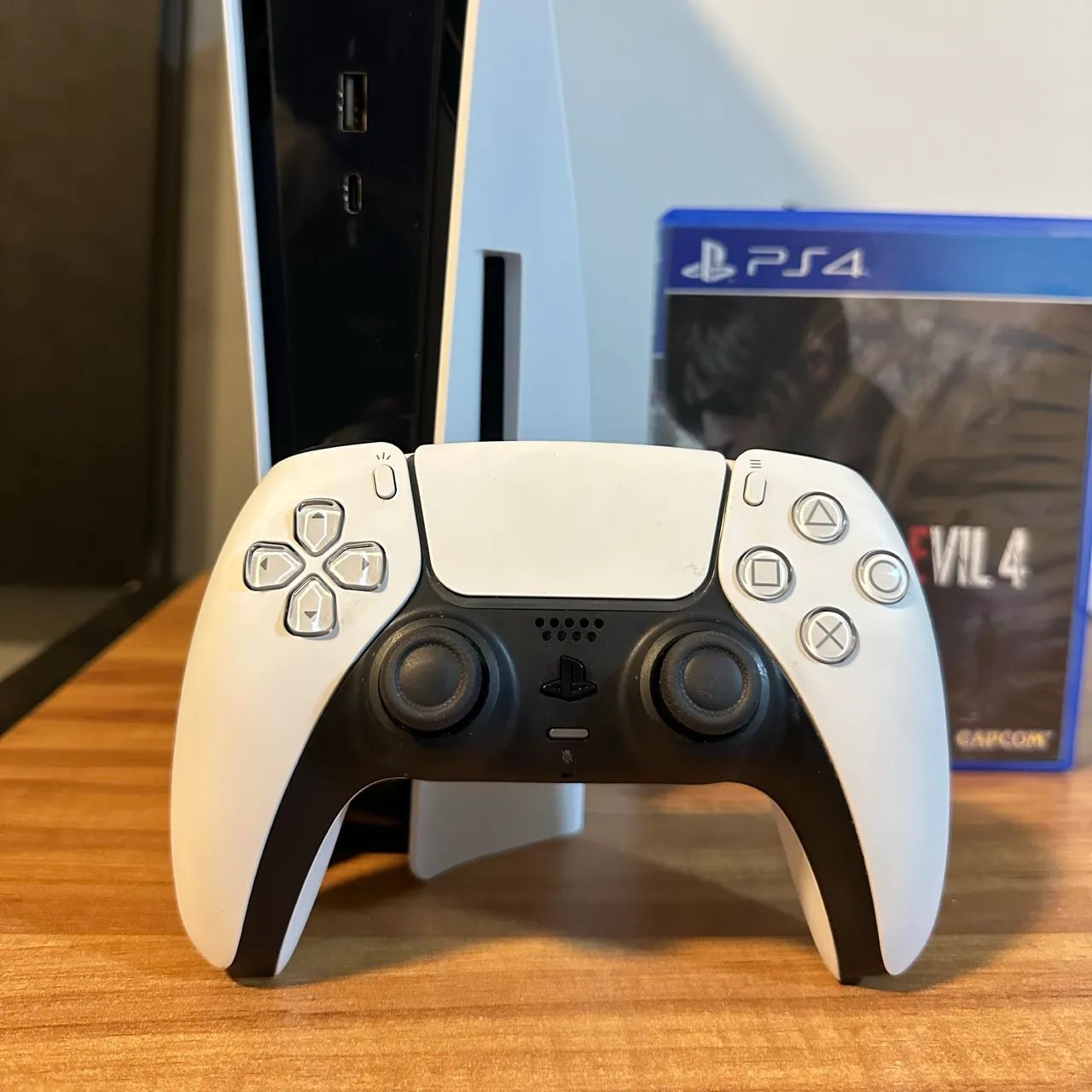 Ps5 com leitor e jogo!! - Foto 3