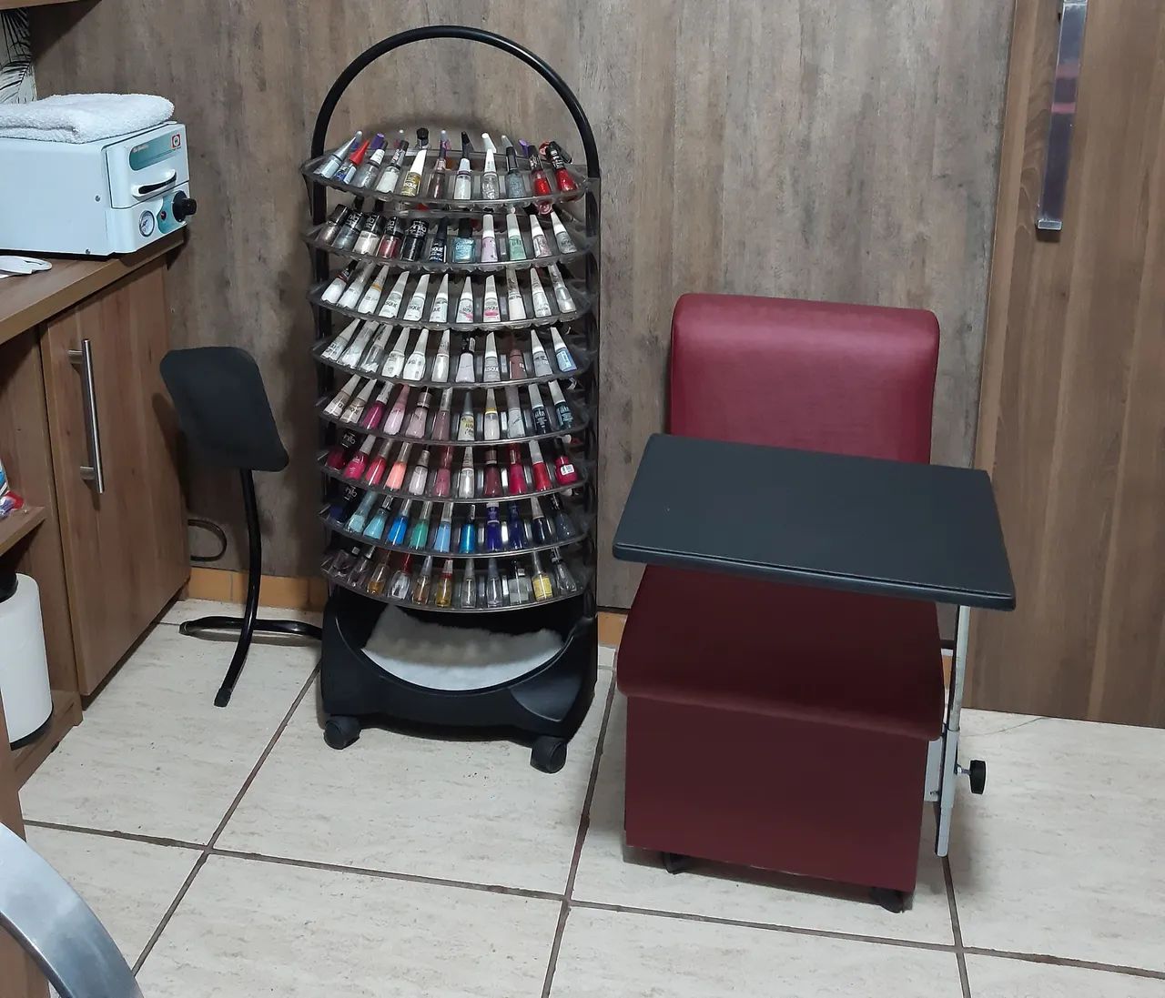 Carrinho para esmaltes 
