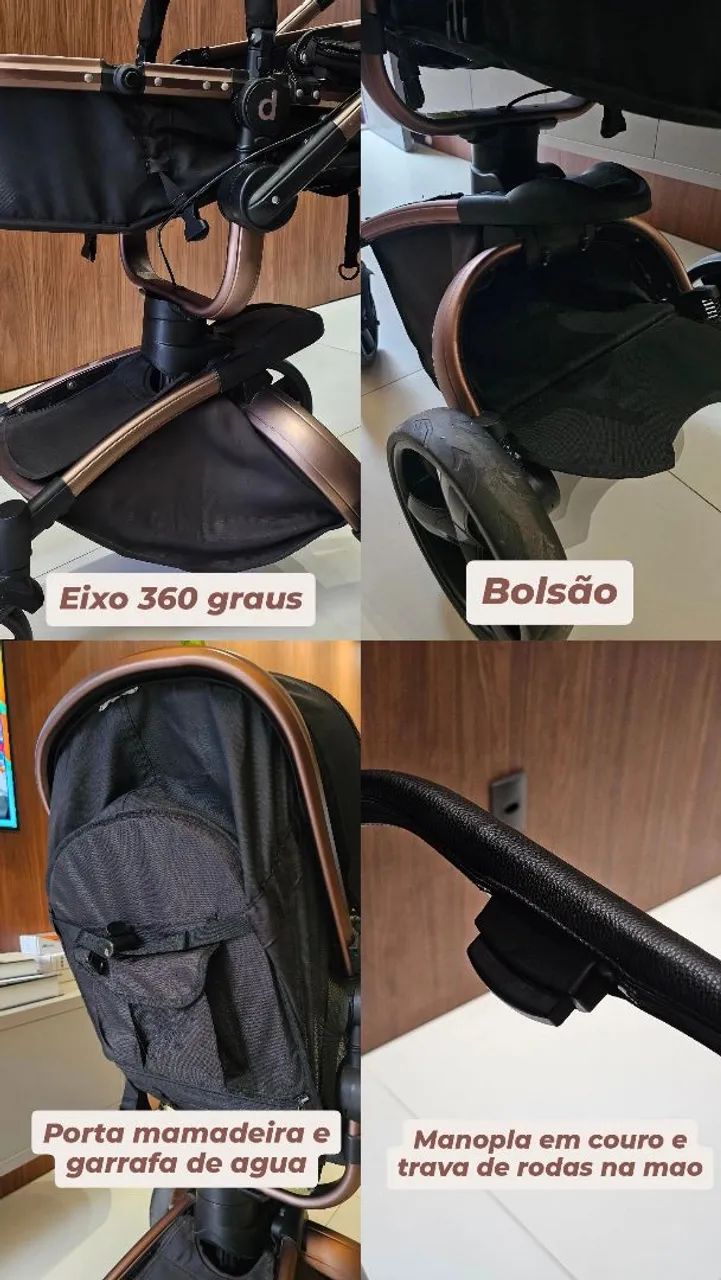 Carrinho de bebe (Galzerano) - Foto 2