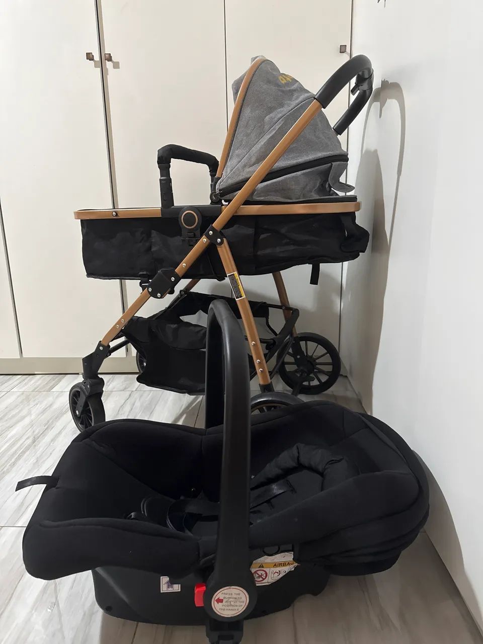 Carinho 3 em 1 de bebê  - Foto 5