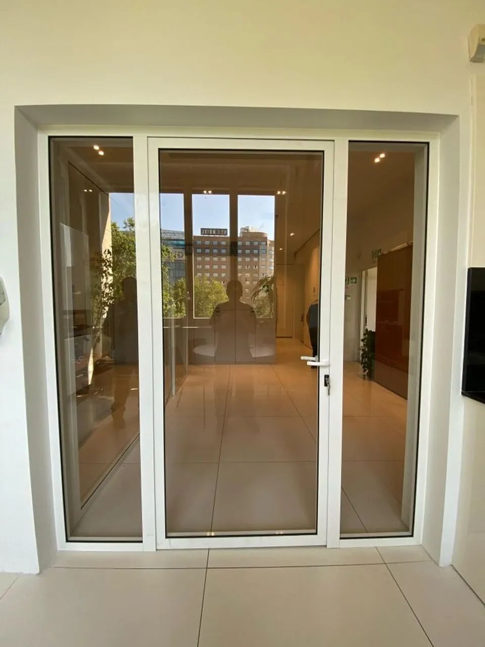 Porta de vidro 