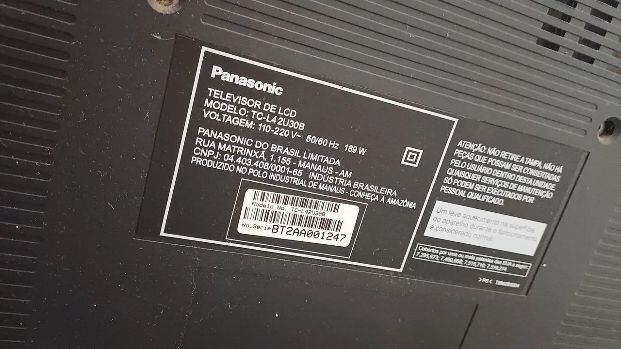TV Panasonic 42? LCD Funcionando Perfeitamente - Foto 5