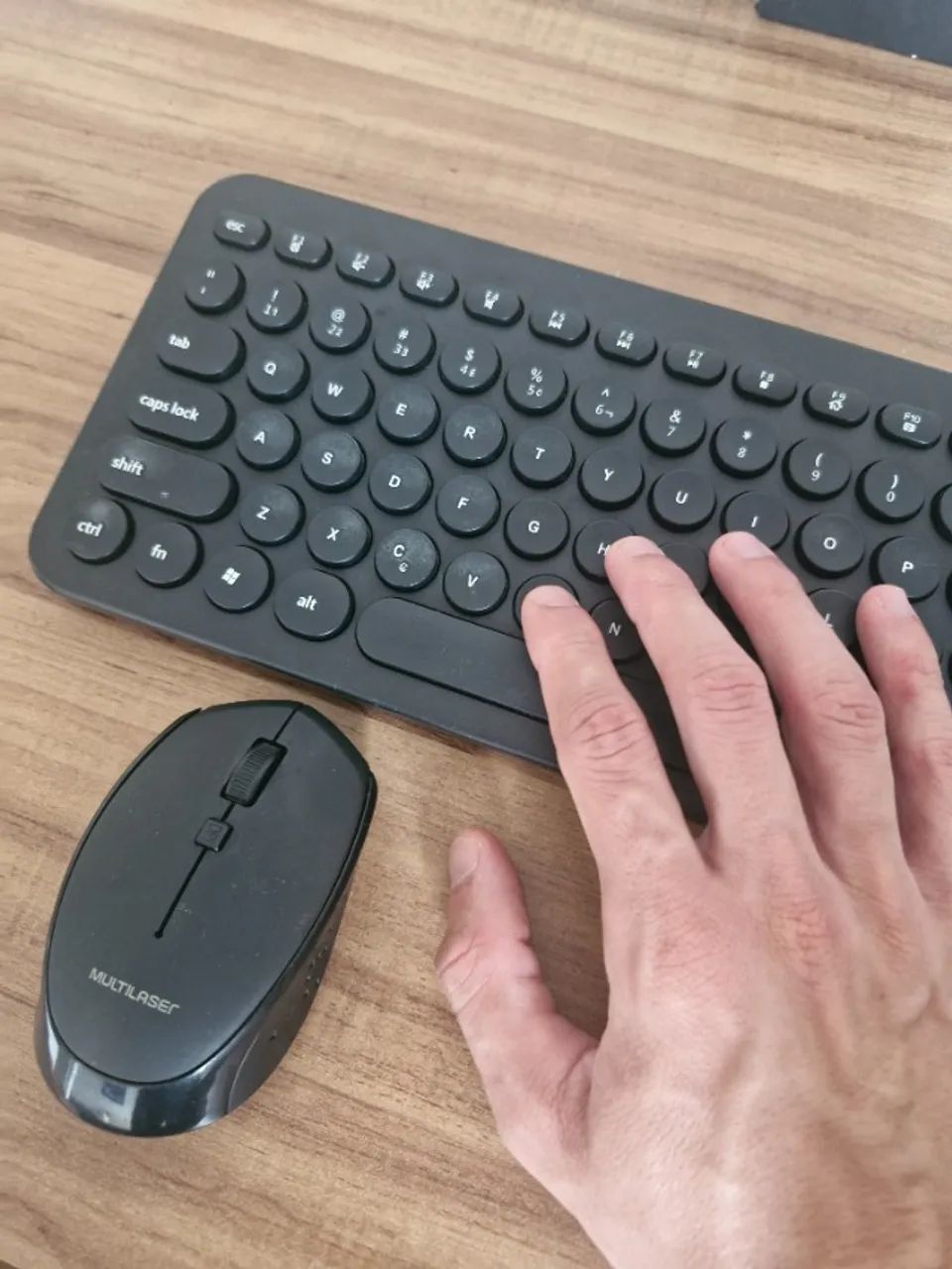 Mouse e Teclado Multilaser Faltando o Conector Usb