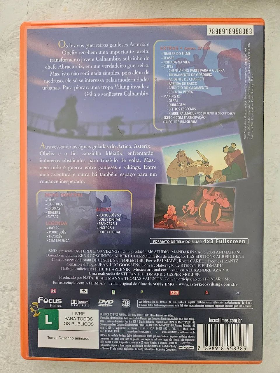 DVD Asterix e os Vikings - original  - Foto 2