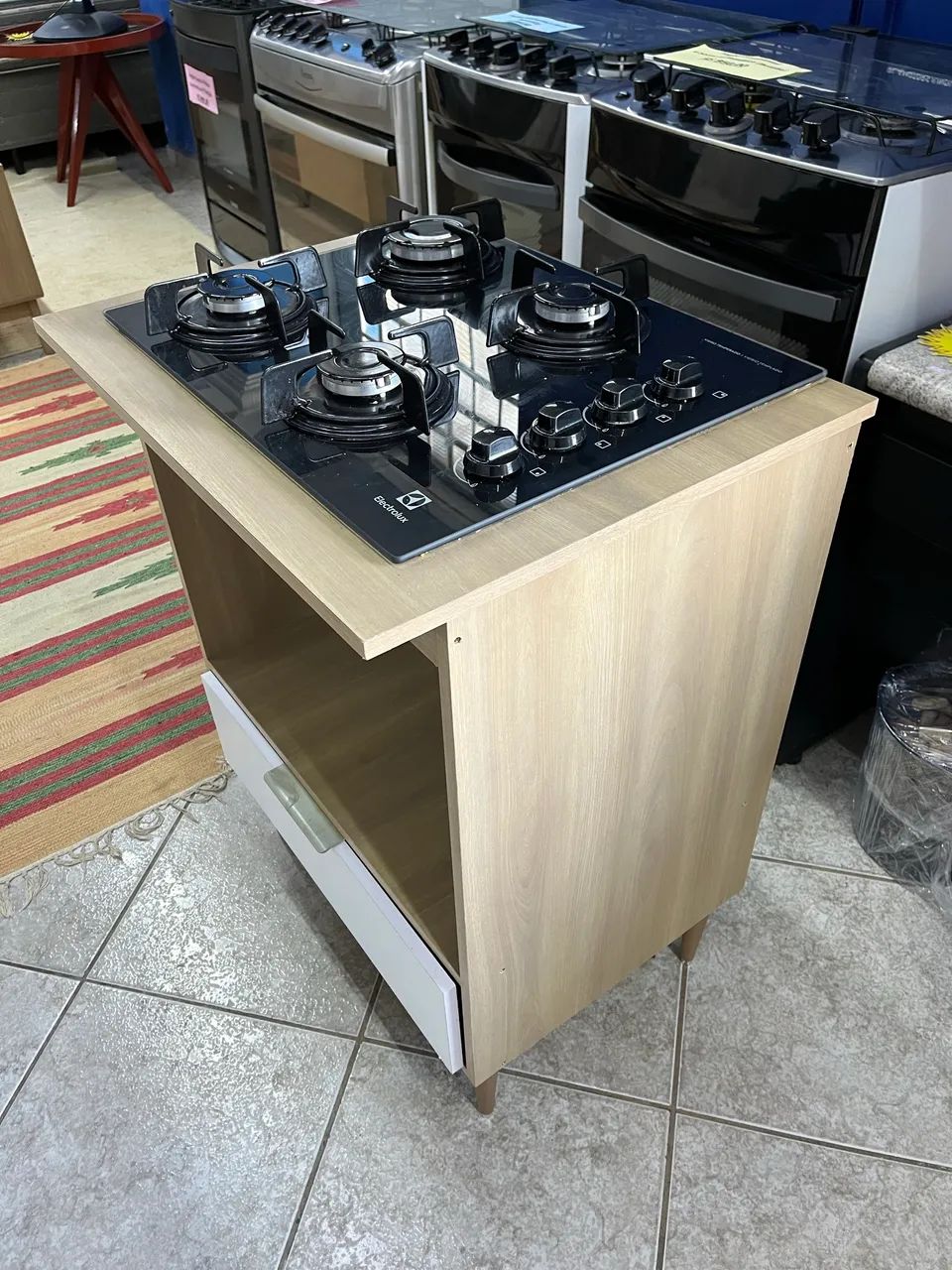 Cooktop Electrolux 4 bocas com balcão  - Foto 4