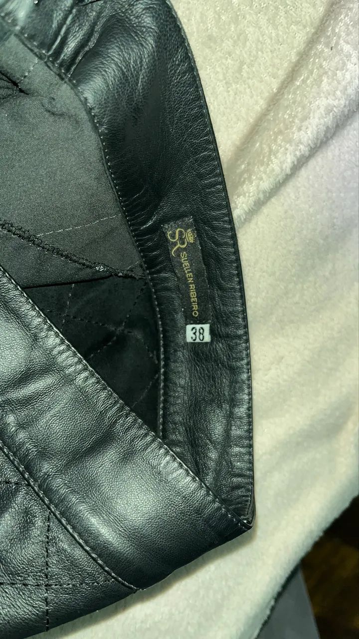 Short de Couro Legítimo  - Foto 3