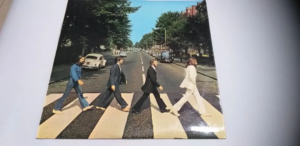 LP ABBEY ROAD BEATLES 1969 MAÇÃ DESALINHADA 1ª PRENSAGEM UK