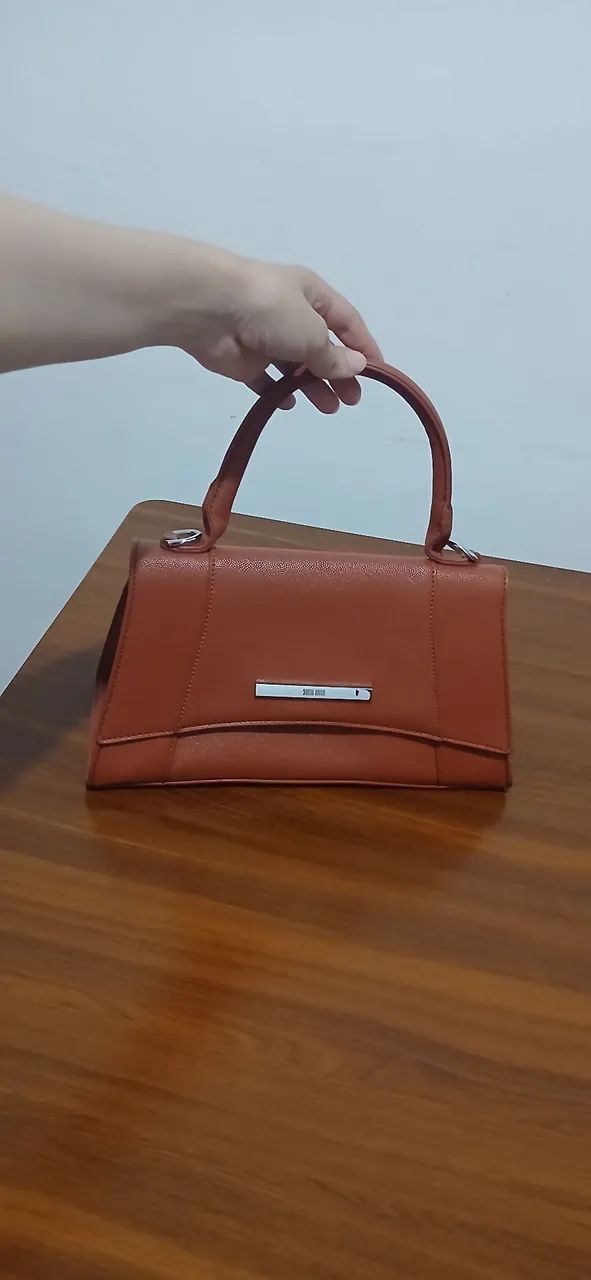 Bolsa Santa Lolla Média Caramelo  - Foto 2