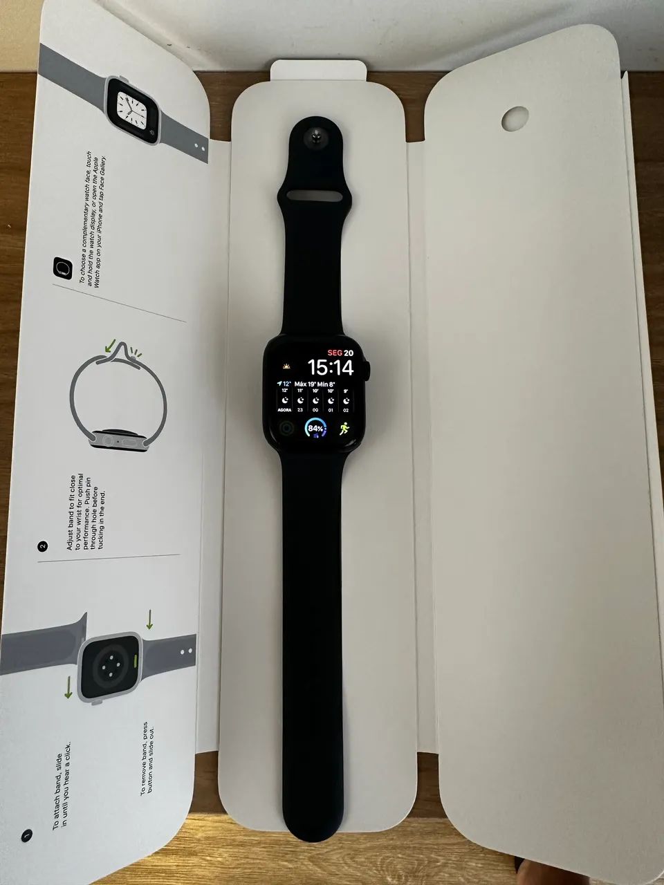 Relógio Apple Watch série 8/ 45mm/ GPS