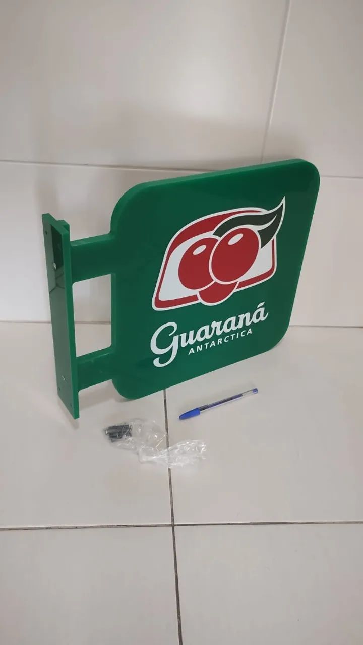 Placa com Logo Guaraná Antarctica